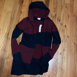 Sweet Romeo women’s long hooded cardigan